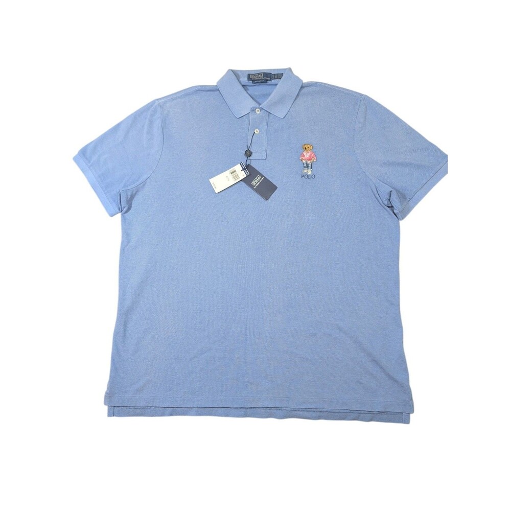 Polo Ralph Lauren Classic Fit Polo Bear Mesh Short Sleeve Polo Shirt XL